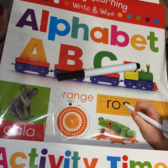 EARLY LEARNING WRITE & WIPE ACTIVITY TIME BOXED SET Lift-Flap & Wipe BY Page - Picture 4 of 4